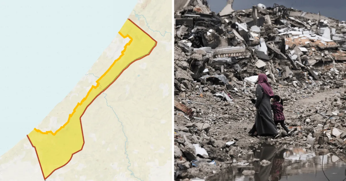 Maps show how Israel’s ‘Yellow Line’ keeps squeezing Palestinians in Gaza