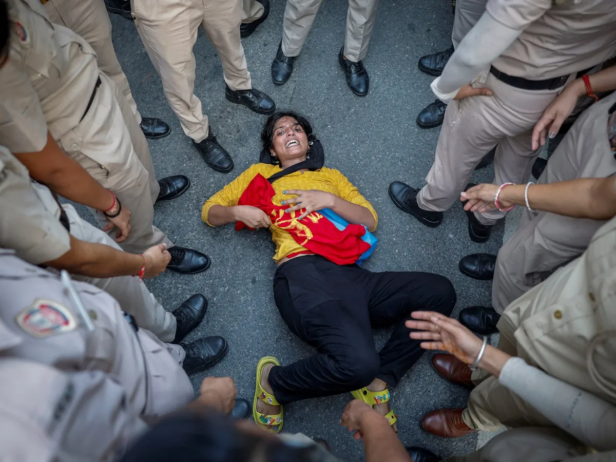 Delhi braces for more protests against election chief amid crackdown