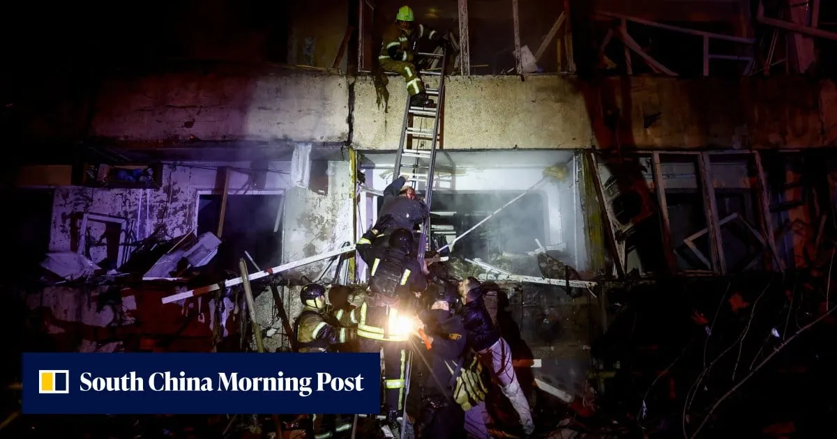 Russian strikes kill 6 in Ukraine, knocking out power across Kyiv