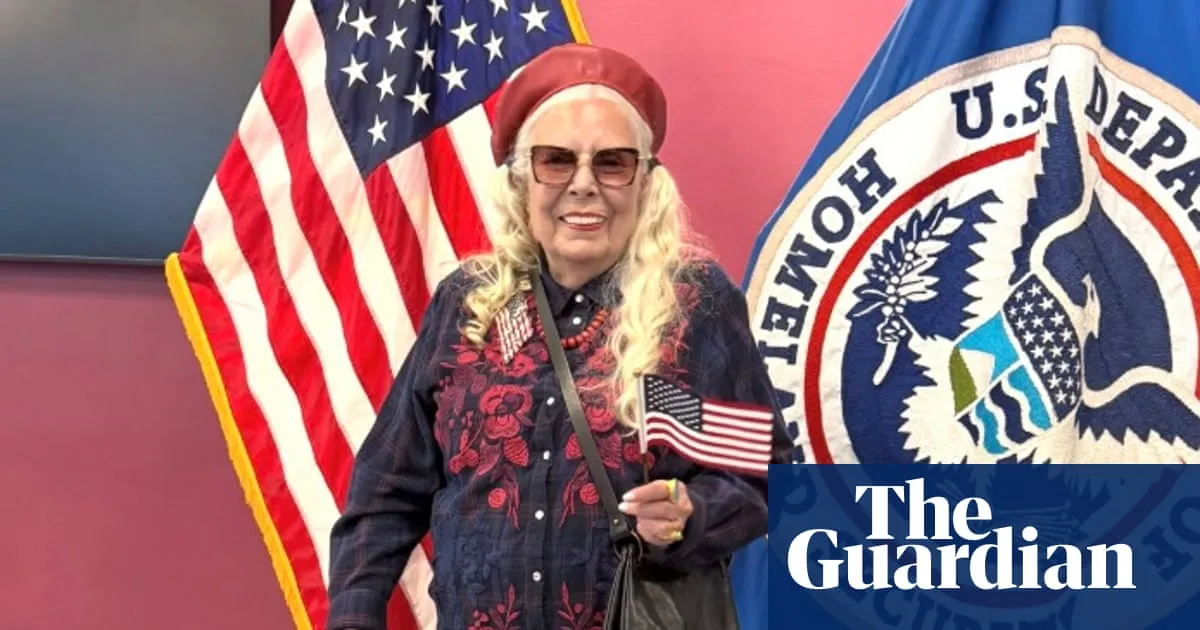 Joni Mitchell becomes US citizen: ‘A journey that began 62 years ago’