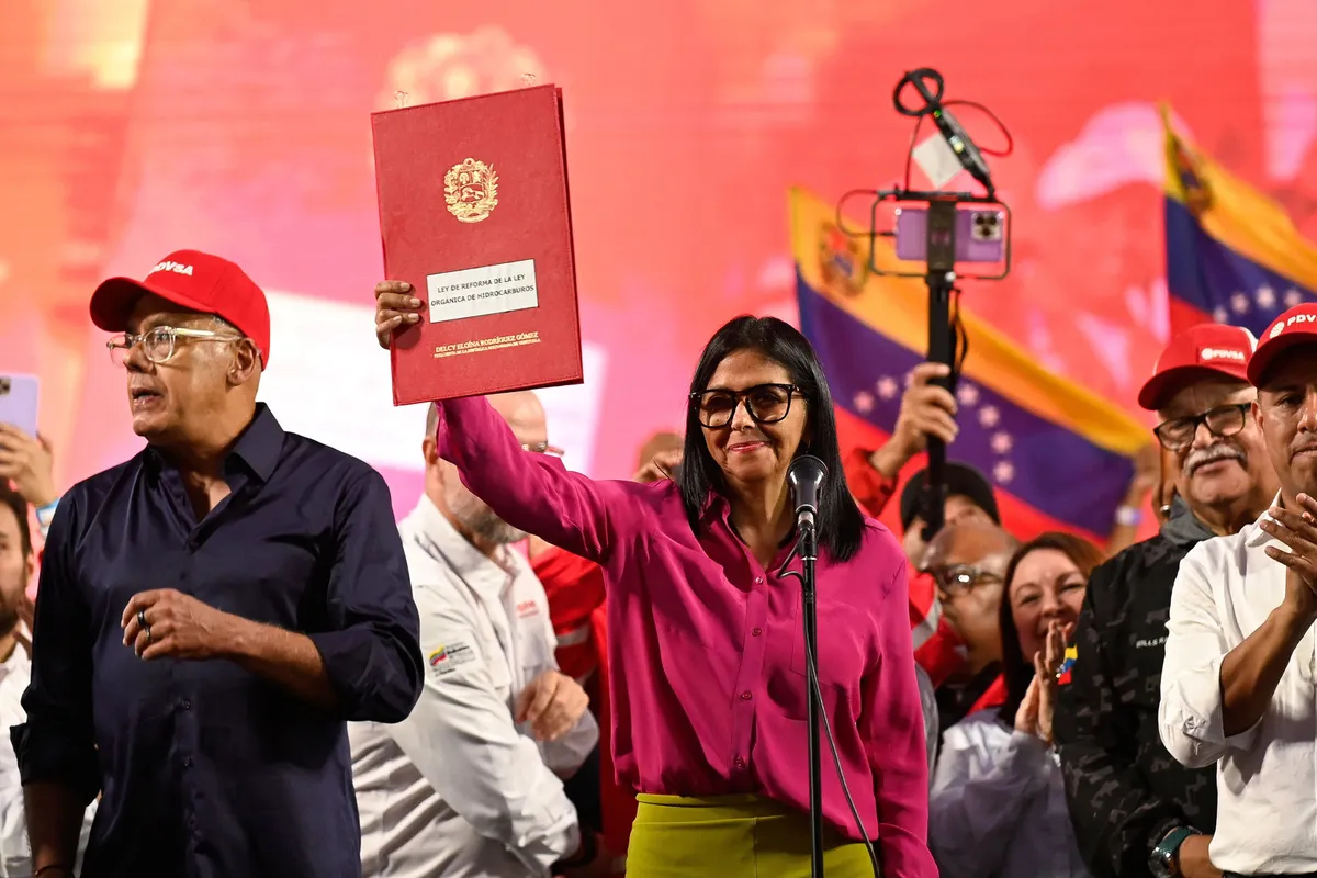 Venezuela signs law opening up oil sector as US eases sanctions