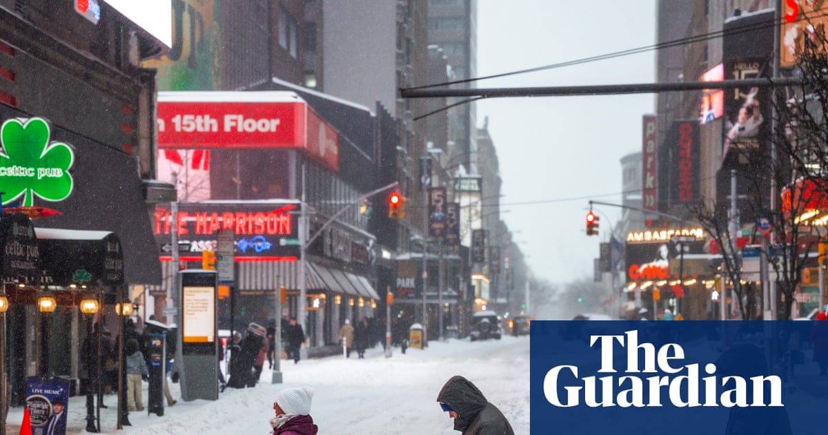 Weather tracker: Winter storms cause death and outages across eastern north America