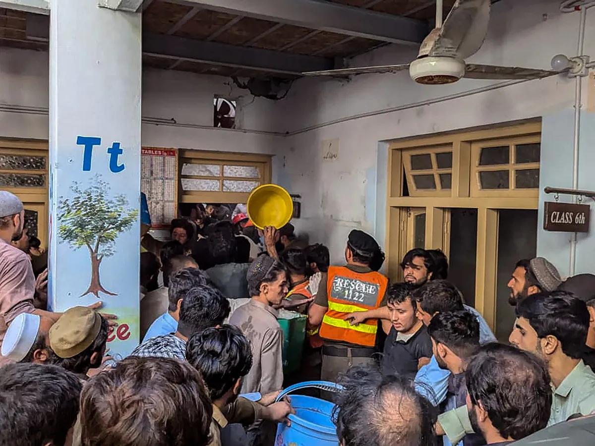 School roof collapses in northwestern Pakistan, killing at least 29 people