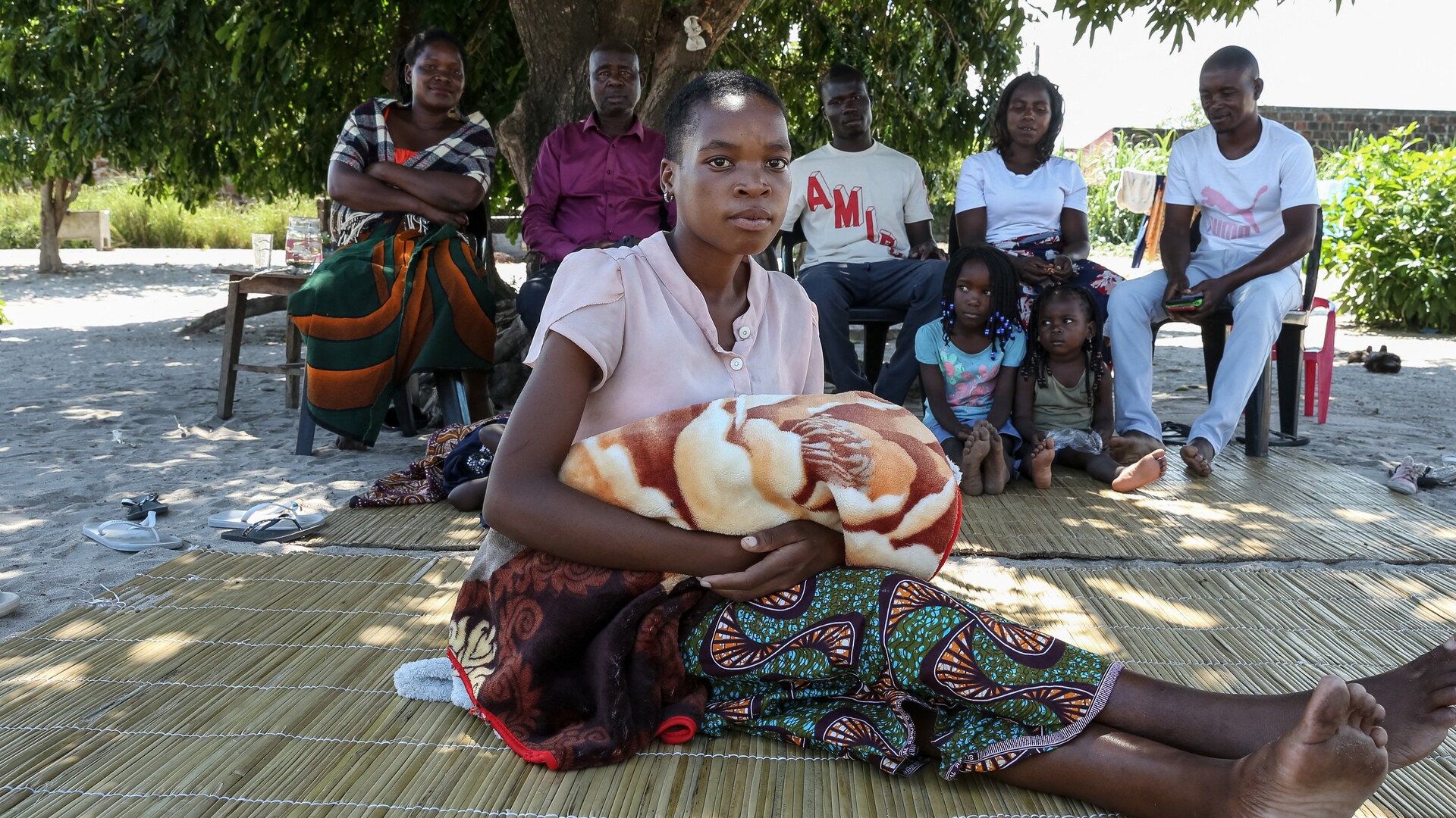 Mozambique flood survivors displaced and ‘exhausted’