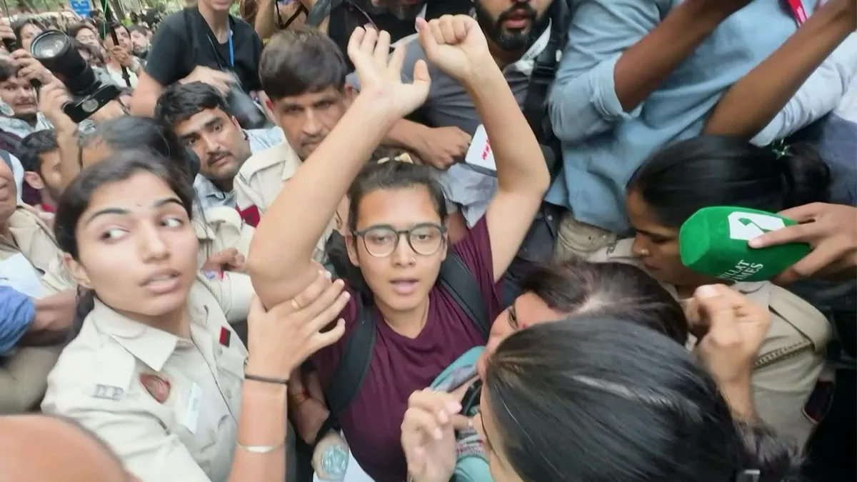 Indian protest leaders detained ahead of flag march in New Delhi