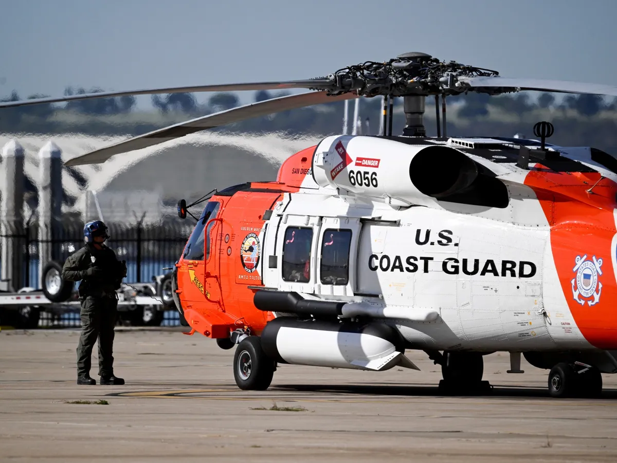 US coastguard rescues 16 after boat sinks off Mexico’s Baja coast