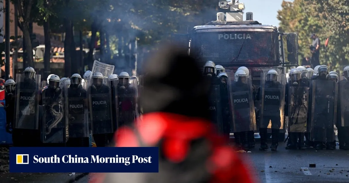 Albanian police fire rubber bullets as student protesters call for PM to quit