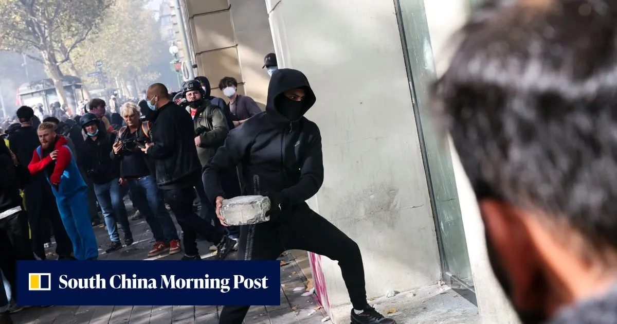 Looters smash Paris shops as ‘unacceptable’ violence rocks France