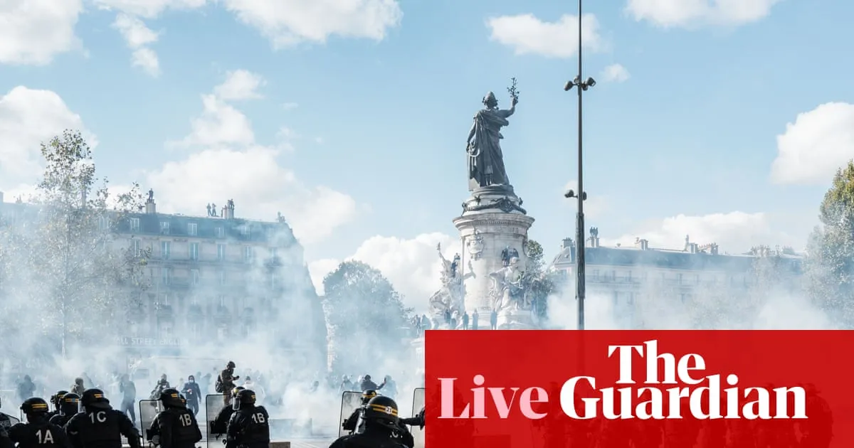 Whole streets in Paris ‘devastated’ by protests, says mayor, as France demonstrations continue – Europe live