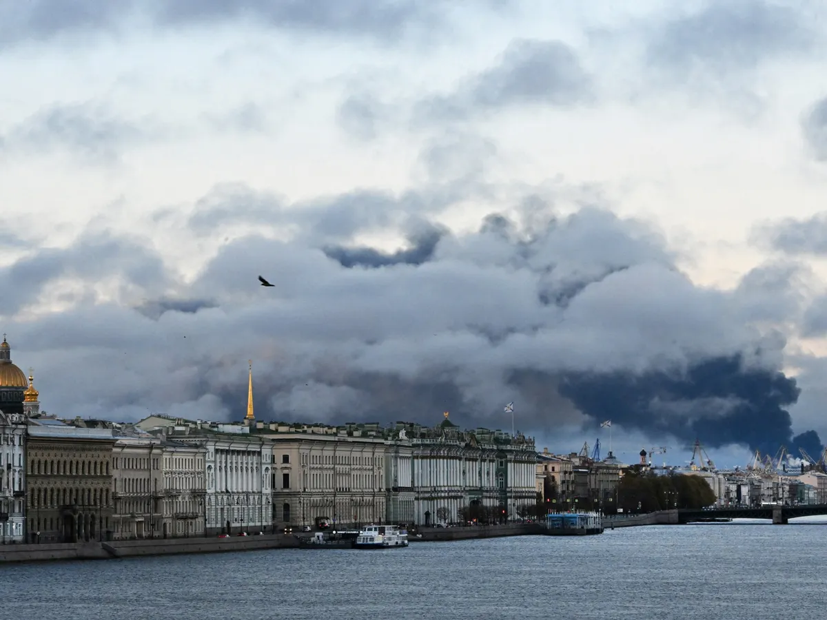Ukrainian drone attack on Russia’s St Petersburg kills 1, hits energy sites