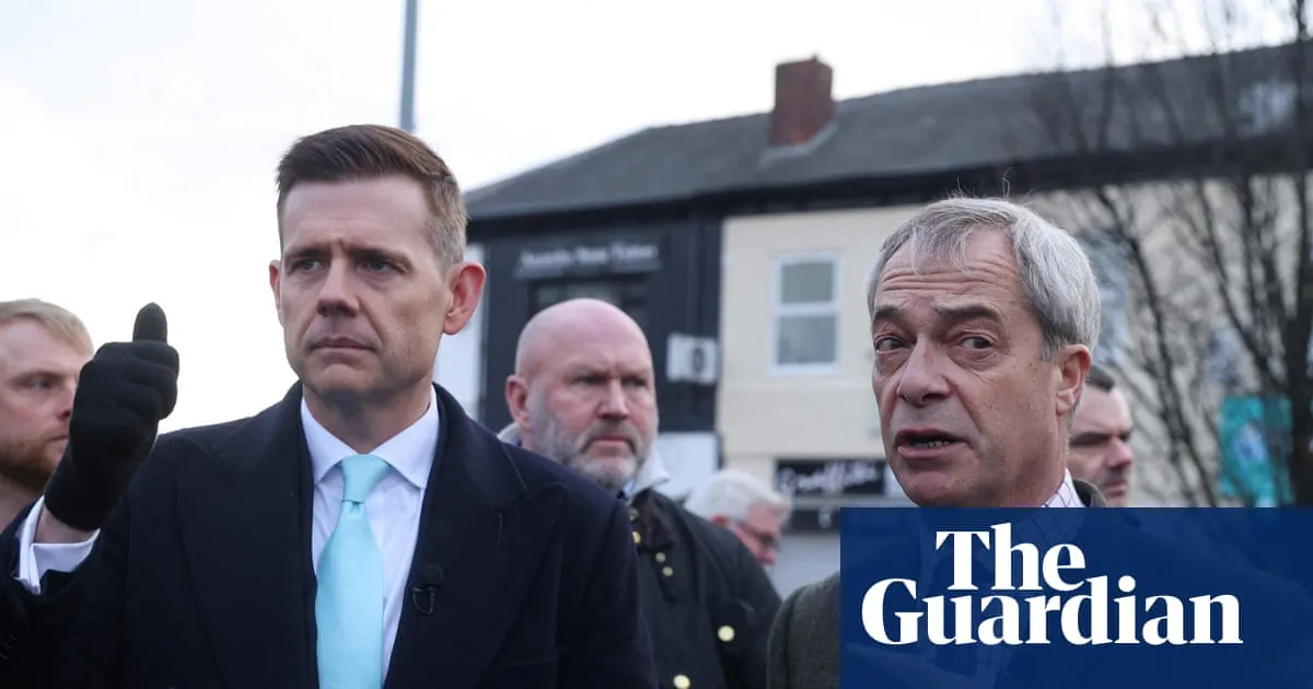 Labour accuses Reform candidate of ‘toxic politics’ after Tommy Robinson endorsement