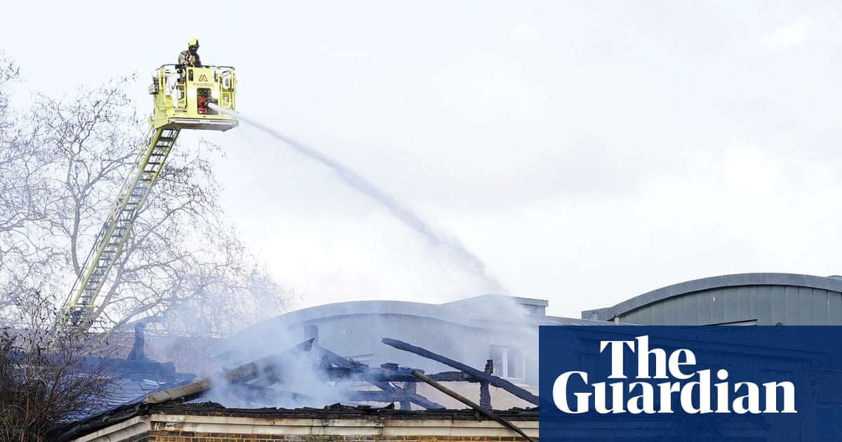 Fire near rail line in north London brings travel disruption across England