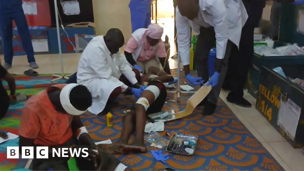 Sudan army drones hit mourners and fuel market killing more than 200 people, sources say