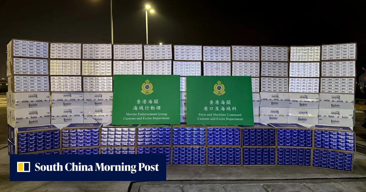 Hong Kong customs seizes 600 million illicit cigarettes in first 9 months of 2026
