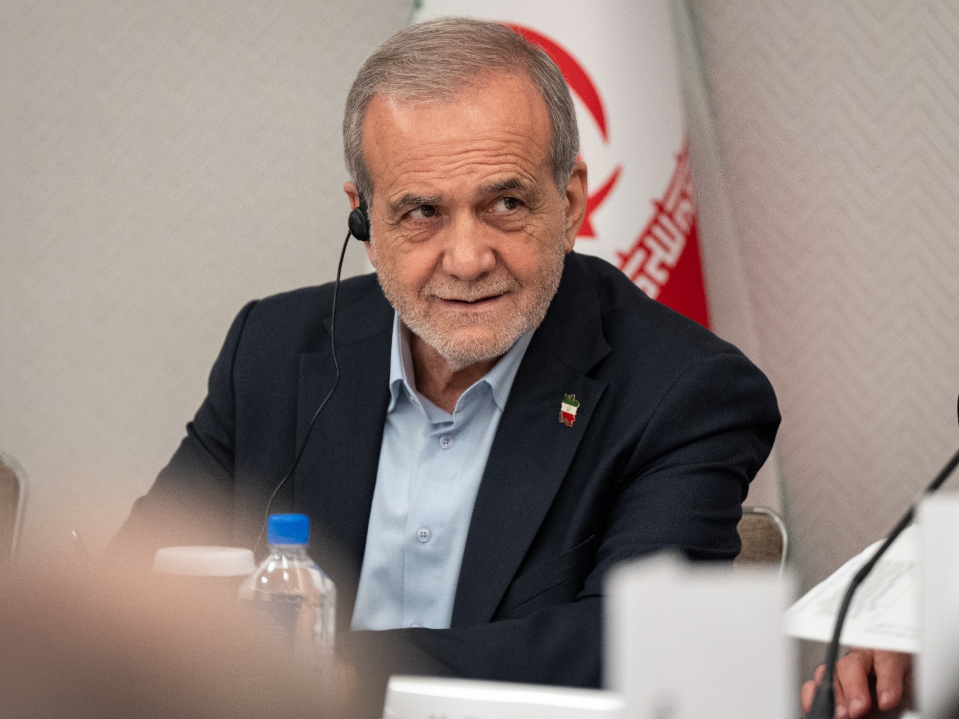 Iran’s president says Trump, Netanyahu, EU stirred tensions during protests