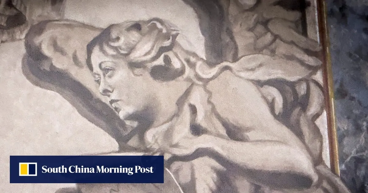Was this fresco redone to look like Meloni? Italy PM says she’s no angel
