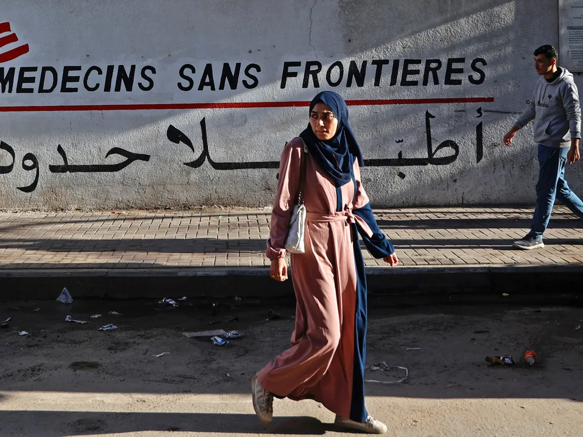 Israel says it will ban MSF from operating in Gaza