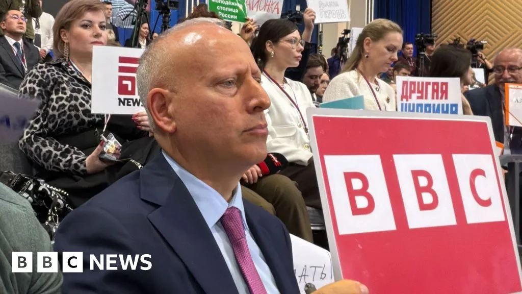 'Enemy' insults and questioning Putin: Steve Rosenberg on tightrope of reporting from Russia