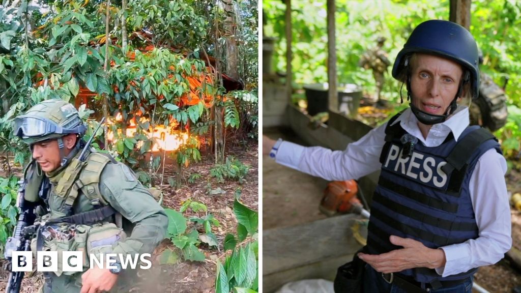 BBC on the front line with Colombia's war on drugs