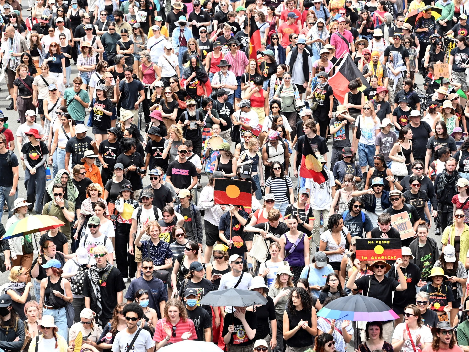 Man charged with ‘terrorism’ for bomb at Indigenous protest in Australia