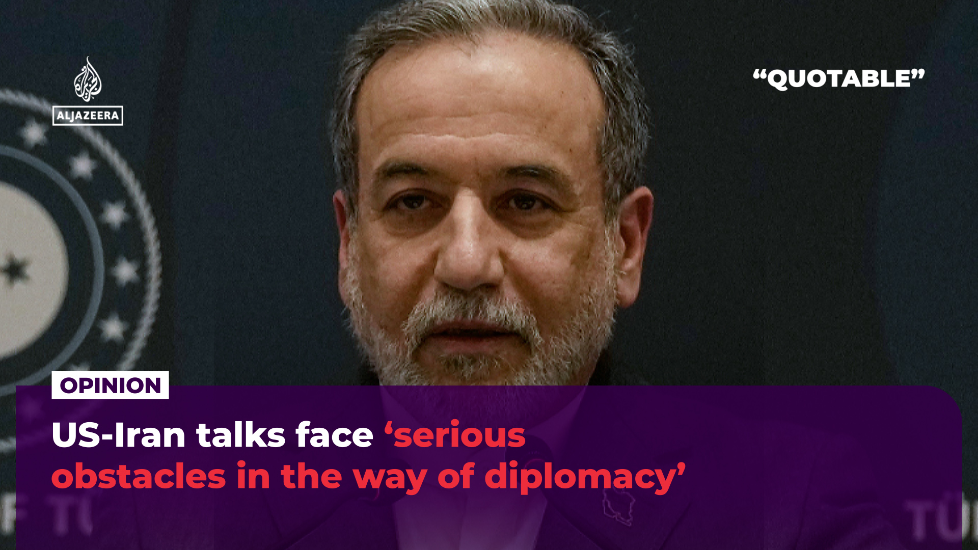 US-Iran talks face ‘serious obstacles in the way of diplomacy’