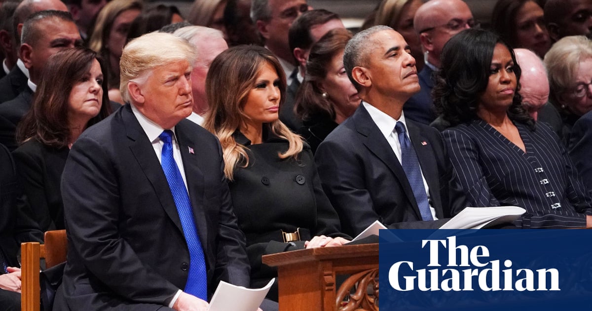 Trump shares video with racist imagery of Barack and Michelle Obama in late-night posting spree