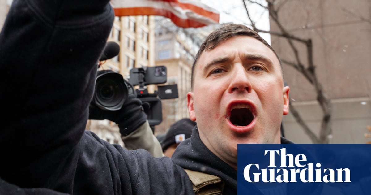 Far-right influencer and US Senate candidate arrested for damaging anti-ICE sculpture