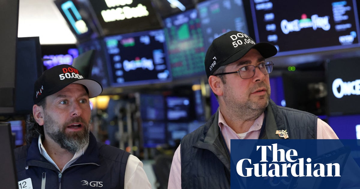 Dow Jones hits 50,000 milestone amid tech gains and hopes of lower interest rates