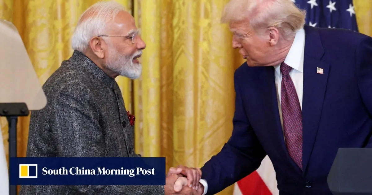 India’s Modi hails ‘great news’ after US slashes tariffs as part of new trade deal
