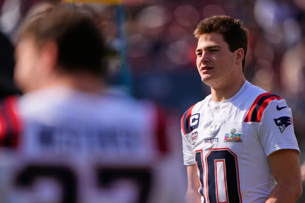 Drake Maye and the Patriots take on Sam Darnold and the Seahawks in Super Bowl 60