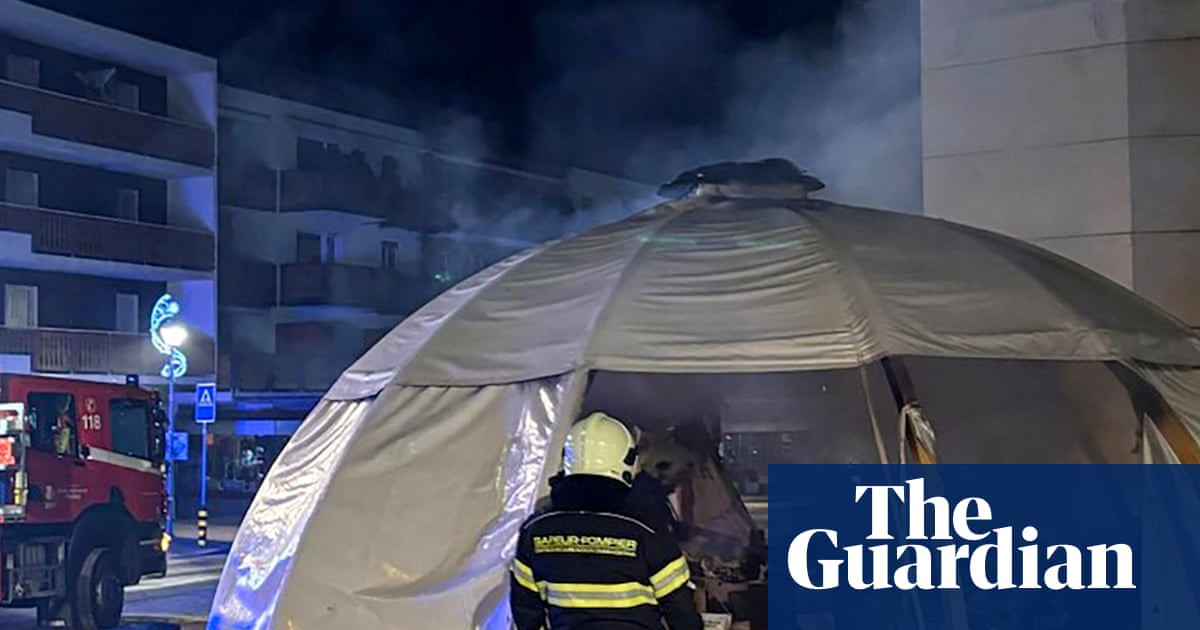 Memorial for Swiss bar fire victims goes up in flames