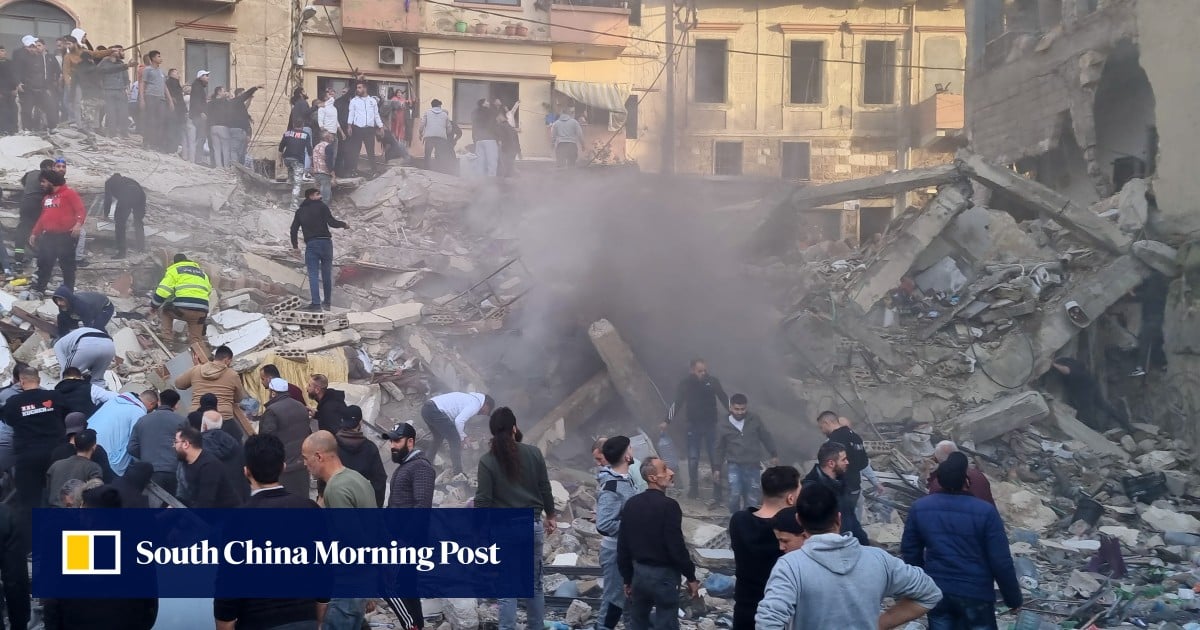 Rescuers search for survivors after building collapse kills at least 5 in Lebanon