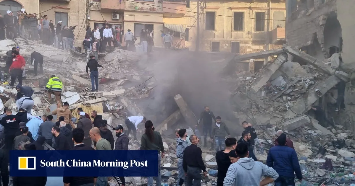 Rescuers search for survivors after building collapse kills at least 5 in Lebanon