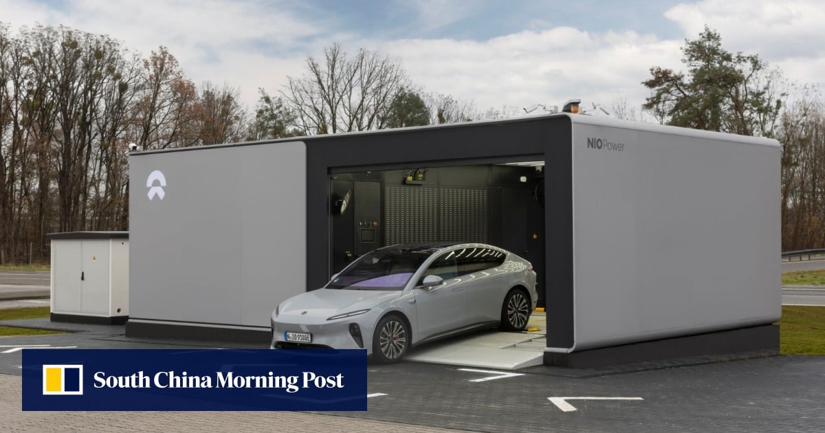 China’s Nio raises US$2.6 billion bet on EV battery swapping, plans to add 1,000 stations