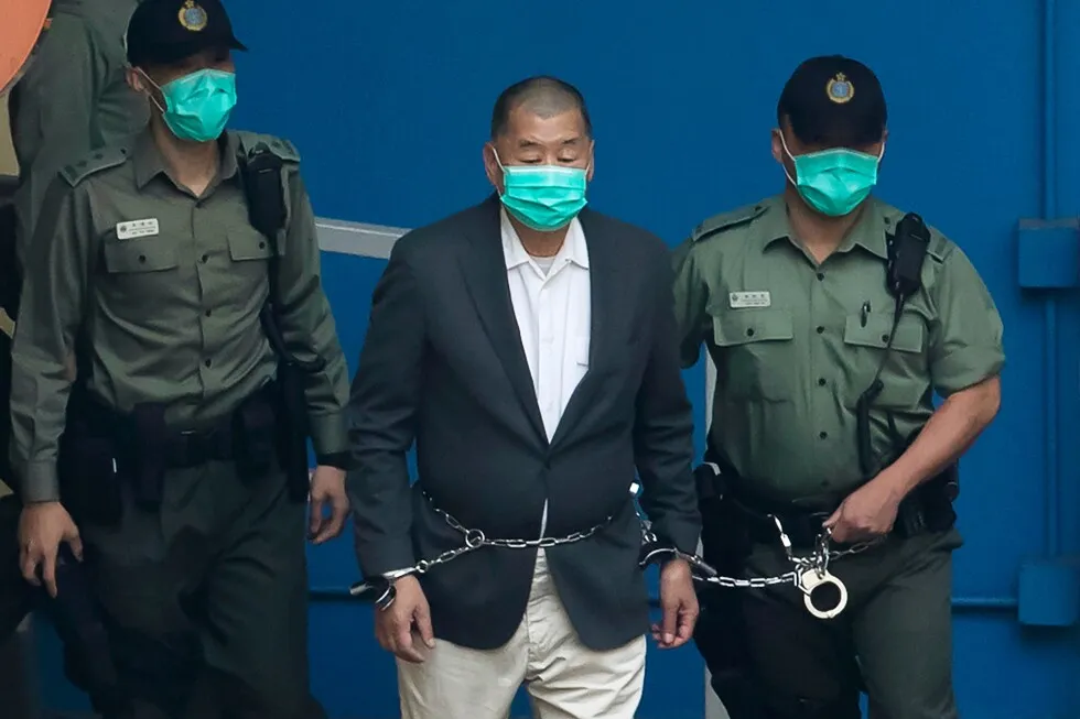 Sentence for Hong Kong’s ex-publisher Jimmy Lai raises concerns as China defends it
