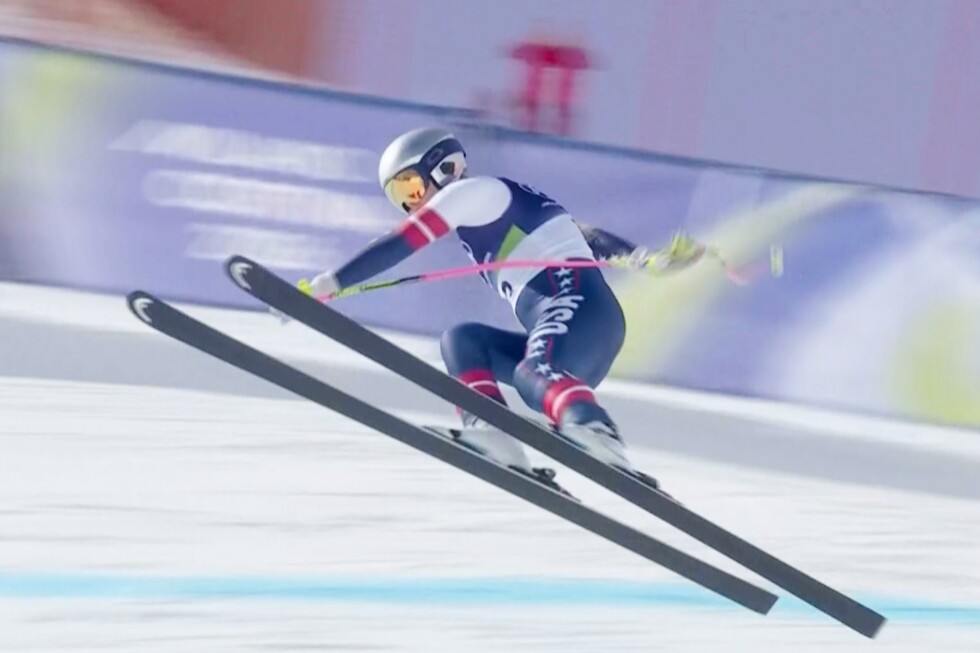 Lindsey Vonn’s fall explained: A reverse banked section, an unfortunate bump and an inflated air bag
