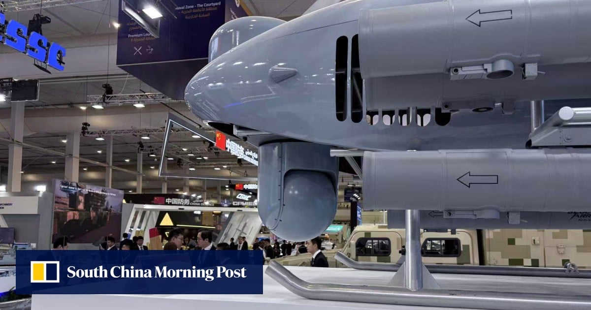 Chinese drone for anti-submarine warfare among systems at Saudi defence show
