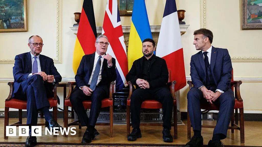 Zelensky due at Downing Street for high-level Ukraine talks 
