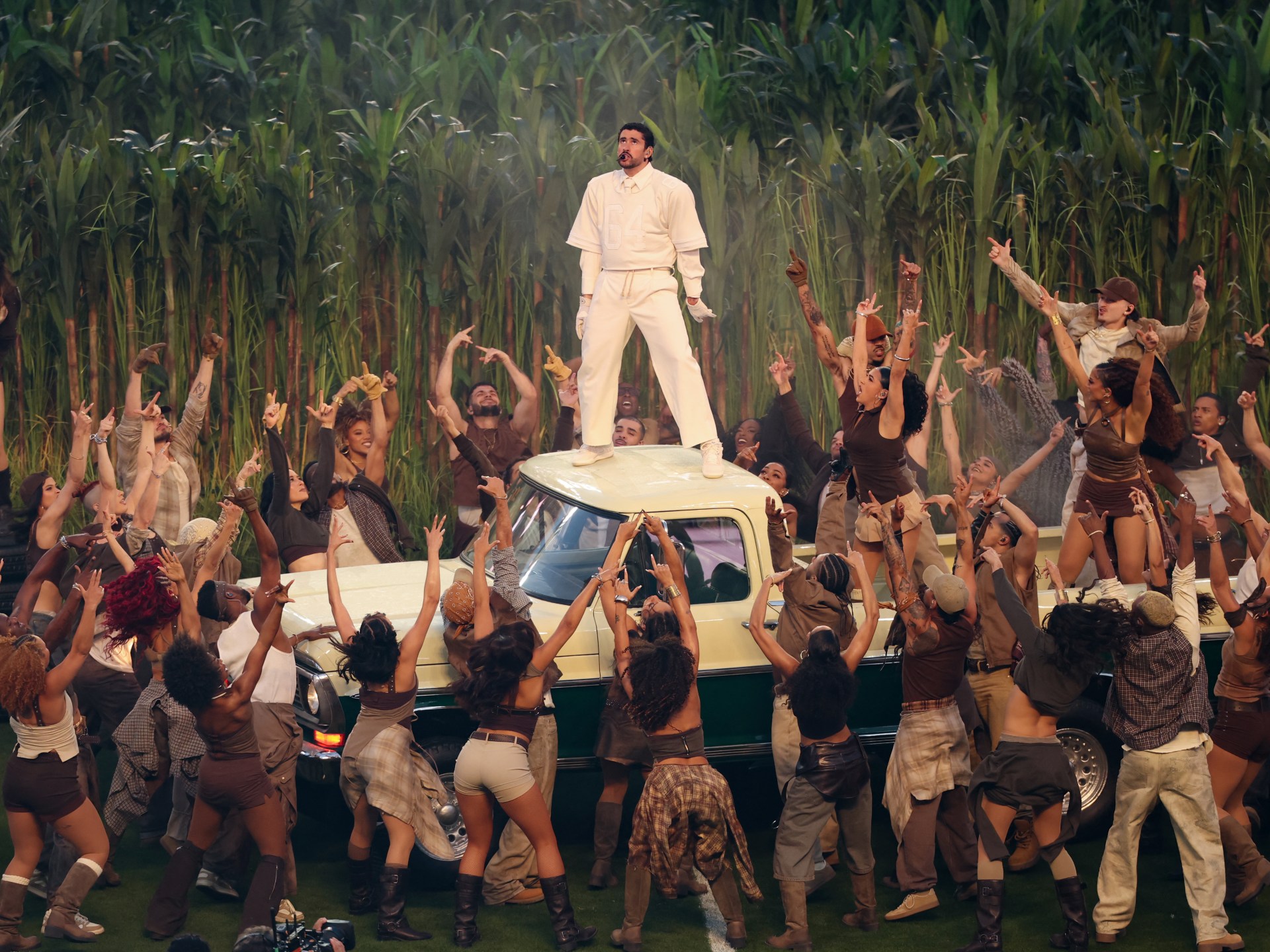 Bad Bunny calls for unity during Super Bowl half-time show