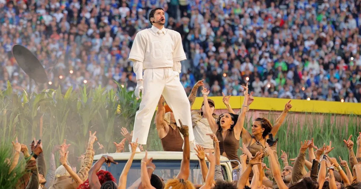 ‘We have a voice’: Latinos celebrate Bad Bunny’s Super Bowl halftime show