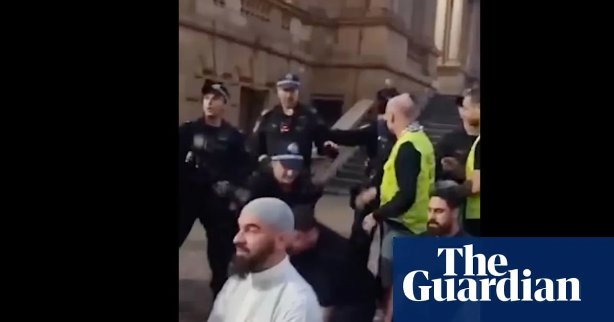 Sheikh who led prayer at Sydney protest against Herzog says police were ‘unhinged and aggressive’