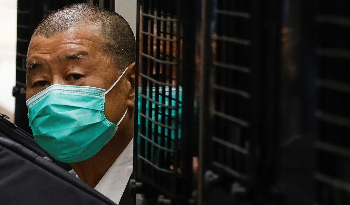 ‘Evil deeds’: Hong Kong leader praises lengthy jail sentence for Jimmy Lai