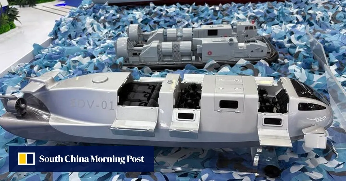 China lifts veil on secretive underwater combat vehicle at Saudi Arabia defence show
