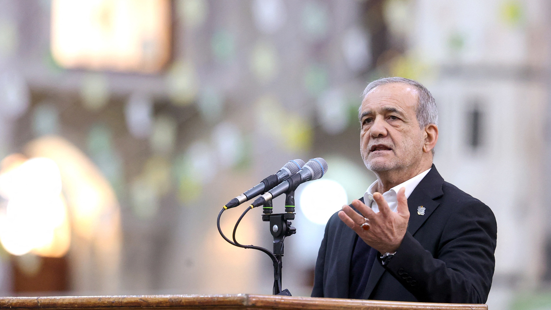 Iran’s president condemns ‘conspiracy from imperial powers’