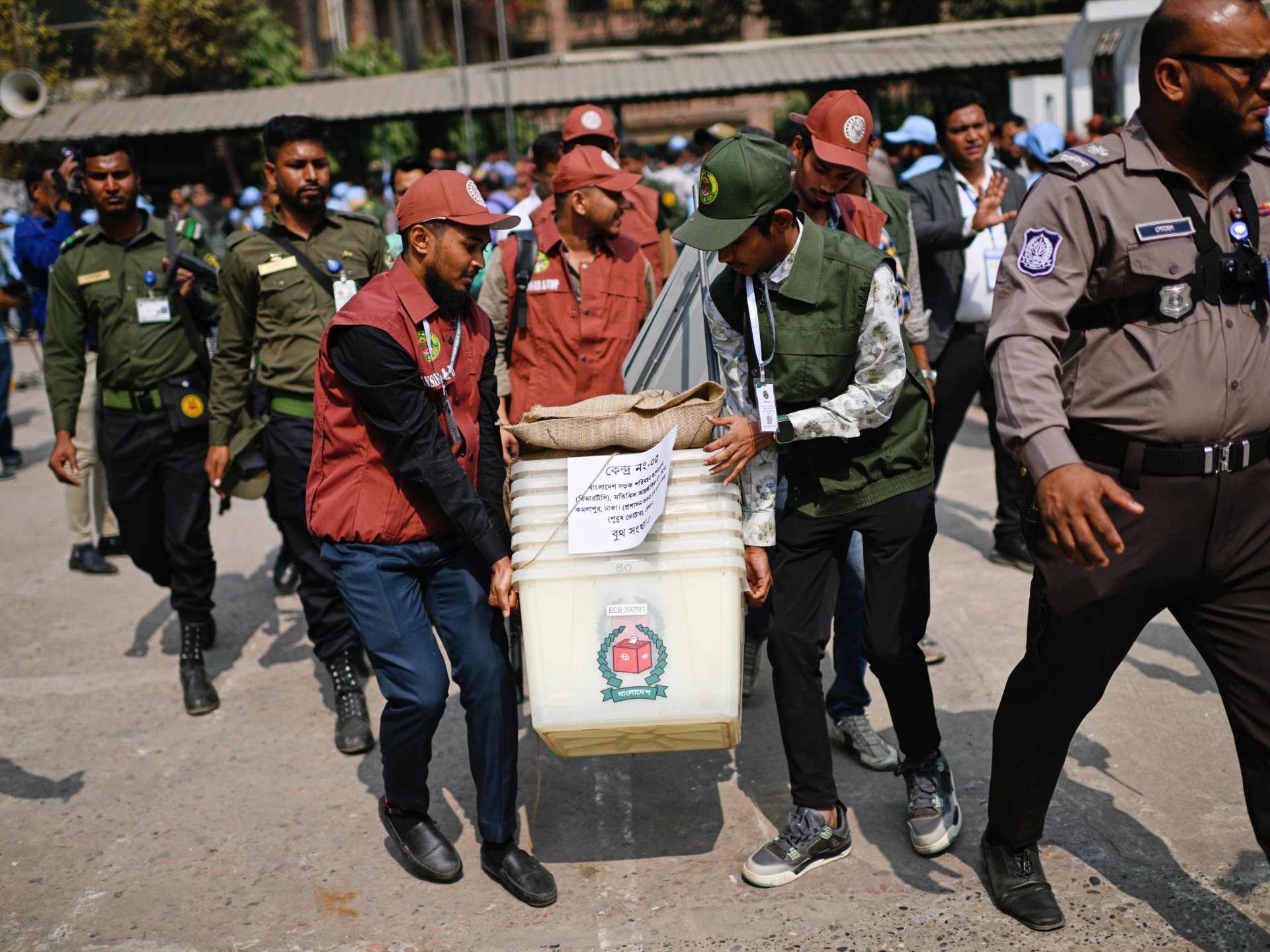 Bangladesh tightens security as it holds first election since 2024 uprising