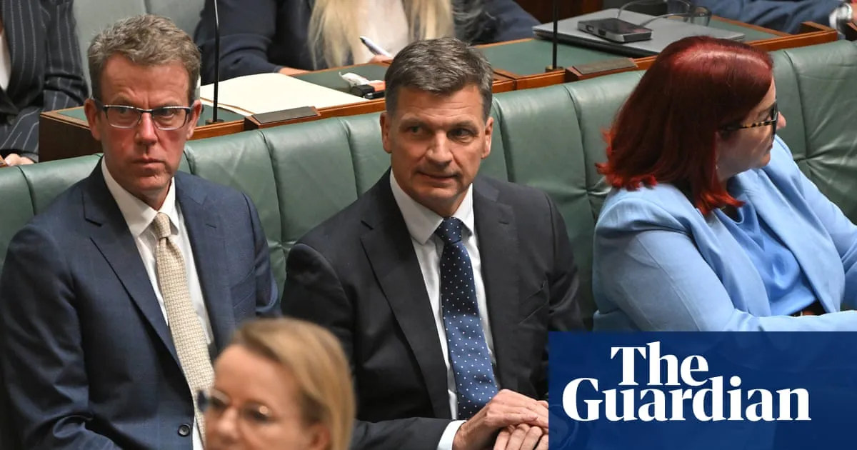 Angus Taylor resigns from shadow cabinet ahead of expected Liberal leadership challenge