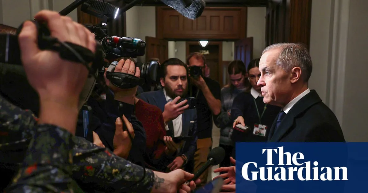‘We will get through this’: visibly shaken Mark Carney addresses Canada after mass shooting leaves 10 dead