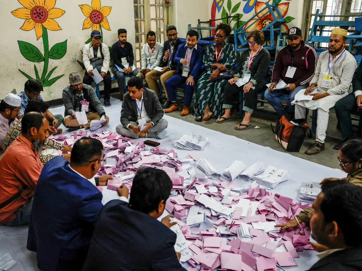 Bangladesh election results live: Polls formally close, counting under way