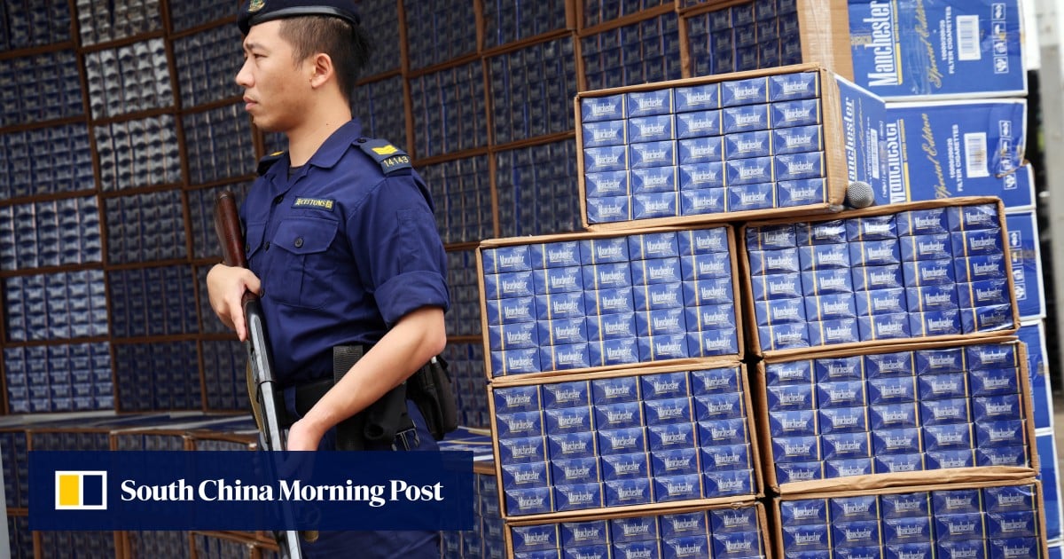 Hong Kong customs seizes HK$2.7 billion of illicit cigarettes as busts jump 36%