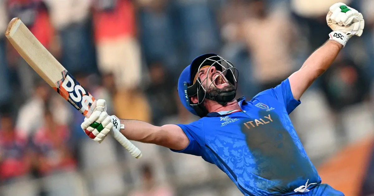 Italy stun Nepal for historic first T20 World Cup win